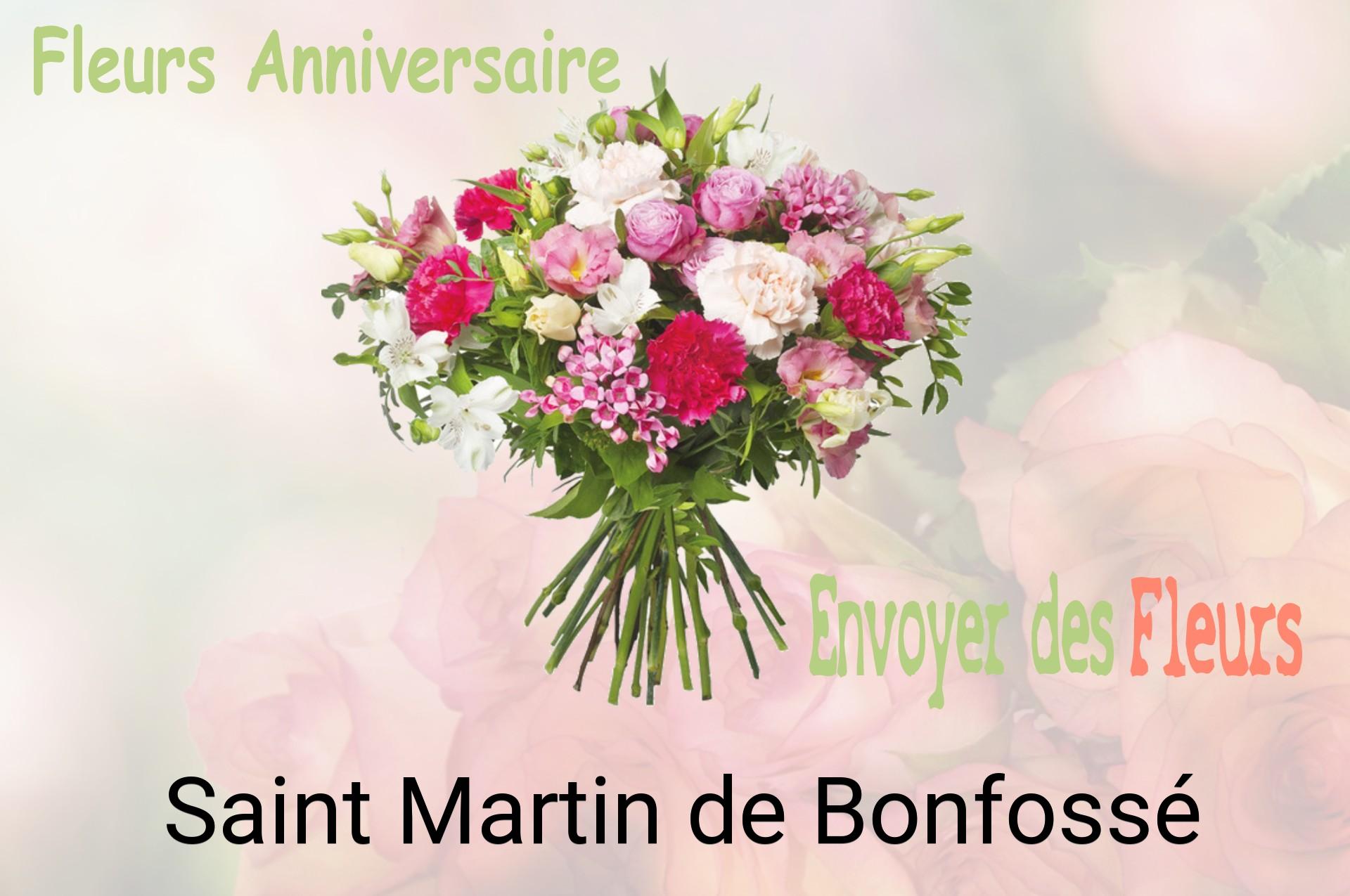 Bouquet de fleurs d’anniversaire livré à Saint-Martin-de-Bonfossé