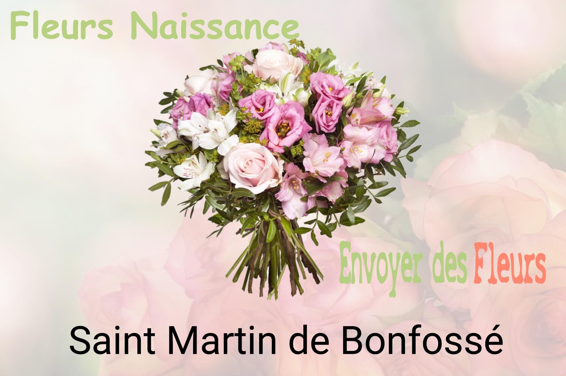 Bouquet de fleurs de naissance livré à Saint-Martin-de-Bonfossé