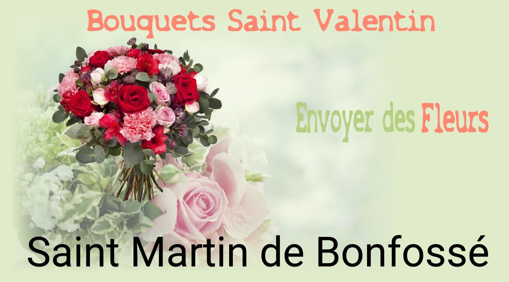 Roses de Saint-Valentin livrées à Saint-Martin-de-Bonfossé